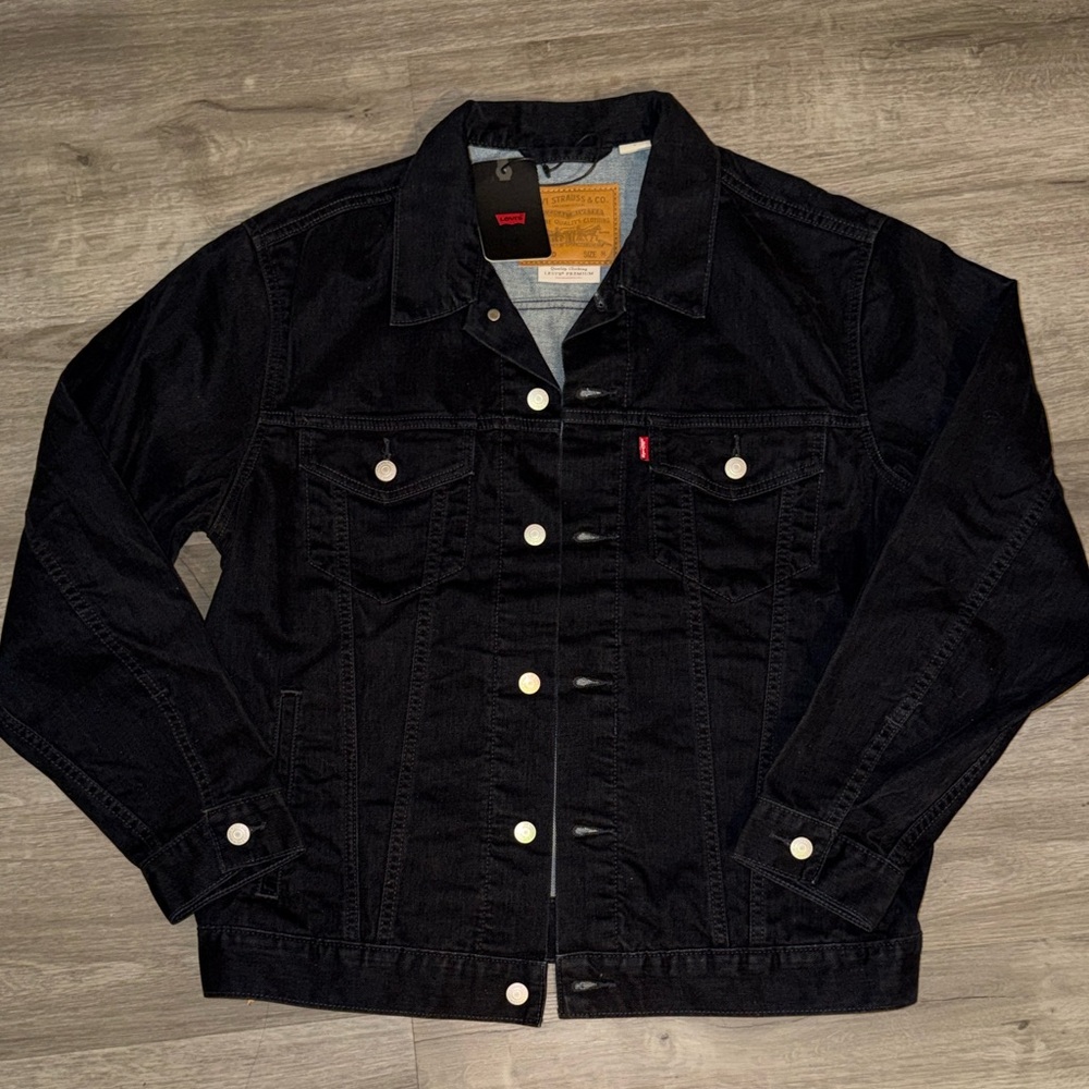 Levi's® Premium RELAXED FIT TRUCKER JACKET Velvet denim Edition - Picture 1 of 6